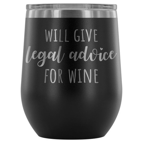 Lawyer Tumbler Will Give Legal Advice For Wine - Image 2