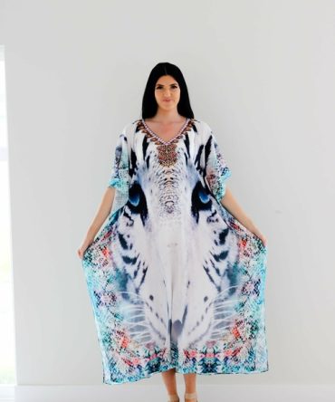 Tribal Kaftan Dress, Plus Size Kaftan Dress, Embellished Kaftan,