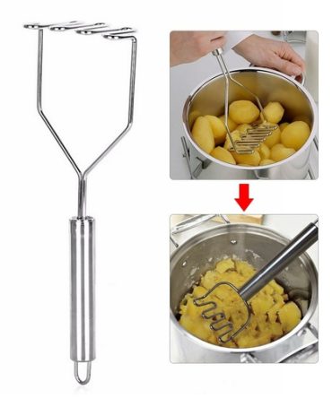 Premium Stainless Steel Durable Potato and Food Masher