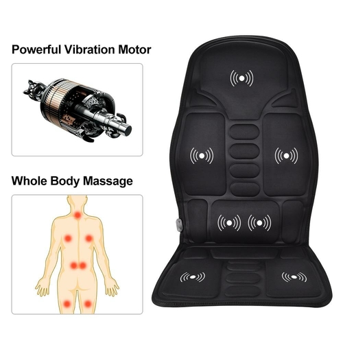 Portable Vibrating Heat Therapy Massage Cushion Mattress - Image 4