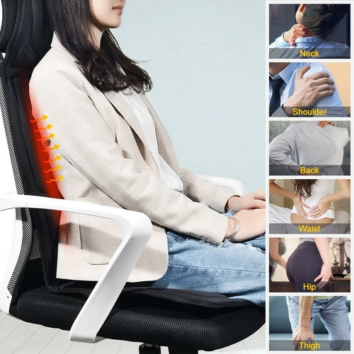 Portable Vibrating Heat Therapy Massage Cushion Mattress - Image 2