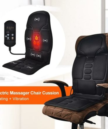 Portable Vibrating Heat Therapy Massage Cushion Mattress