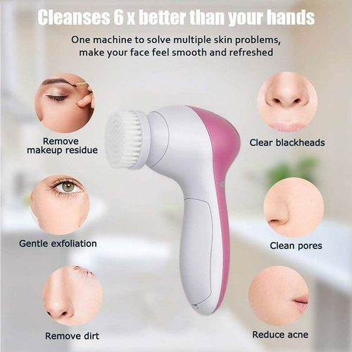5 in 1 Face Massage Cleansing Brush Set - Image 10