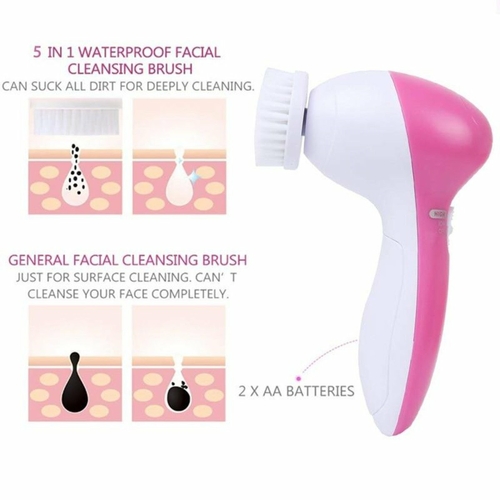 5 in 1 Face Massage Cleansing Brush Set - Image 9