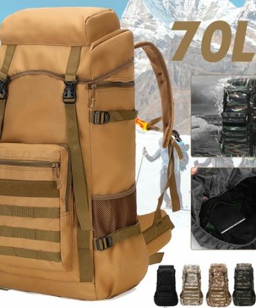 Waterproof Outdoor Camping 70L Military Backpack