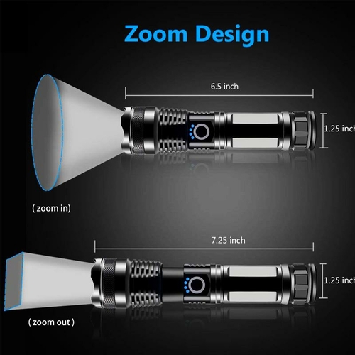 LED XHP50.2 Ultra Bright Most Powerful Flashlight USB Zoom Led Torch - Image 6