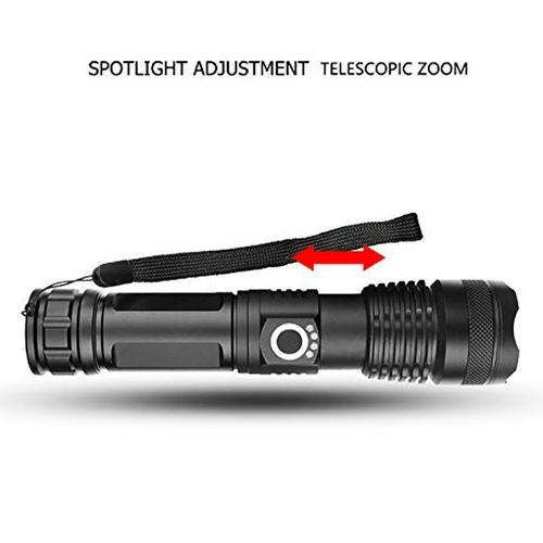 LED XHP50.2 Ultra Bright Most Powerful Flashlight USB Zoom Led Torch - Image 3