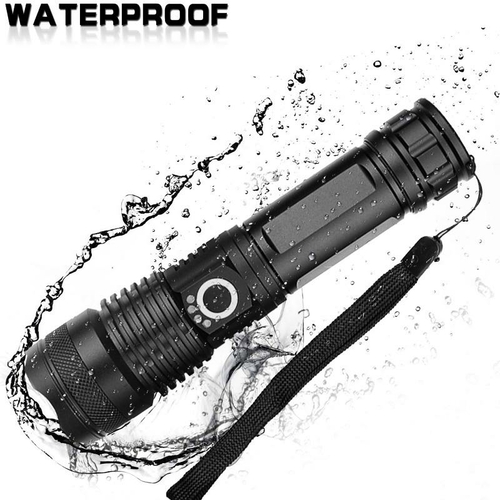LED XHP50.2 Ultra Bright Most Powerful Flashlight USB Zoom Led Torch - Image 4