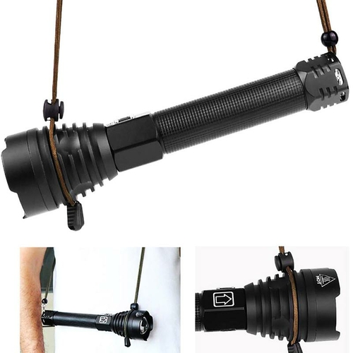 Super Powerful XHP90 LED Flashlight LED Torch USB Lamp Zoom Tactical - Image 5