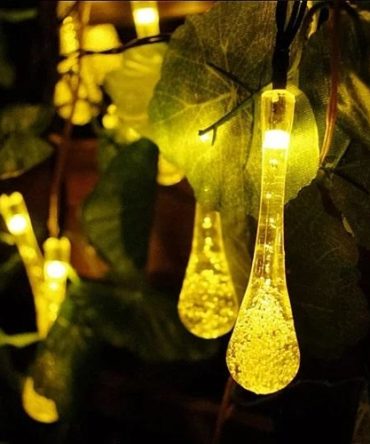 Dew Droplets 20 LED Solar Lights Falling Like Dew