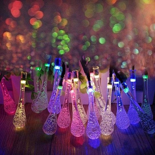 Dew Droplets 20 LED Solar Lights Falling Like Dew - Image 3
