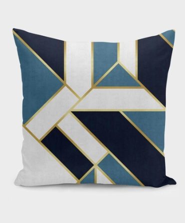 Geometric and golden art V Cushion/Pillow