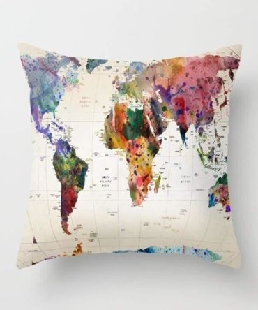 Map Pillow