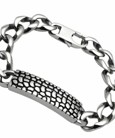 TK566 - High polished (no plating) Stainless Steel Bracelet with No
