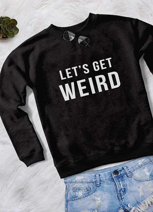 WEIRD WOMEN PRINTED SWEAT SHIRT - Image 2