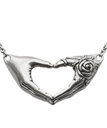 Friendship Necklace with a rose tattoo Necklace