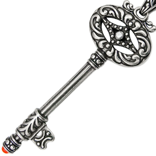 Unlocked - Large Key Necklace - Image 2